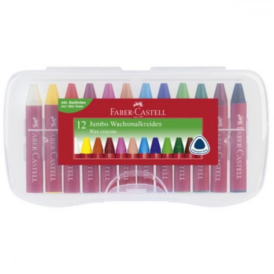 FABER-CASTELL 24 Wax Crayons