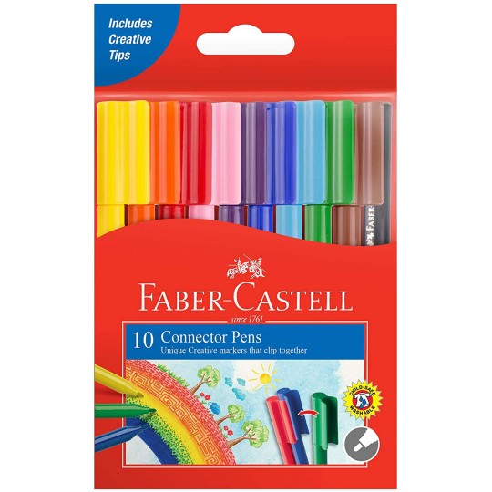 FABER-CASTELL 10 Felt Tip Pens