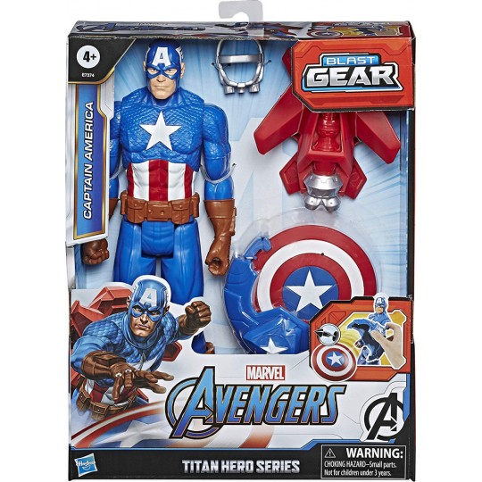 Hasbro Marvel Avengers Blast Gear: Titan Hero Series - Captain America