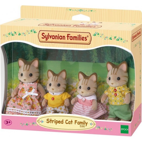 Sylvanian Families: Striped Cat Family