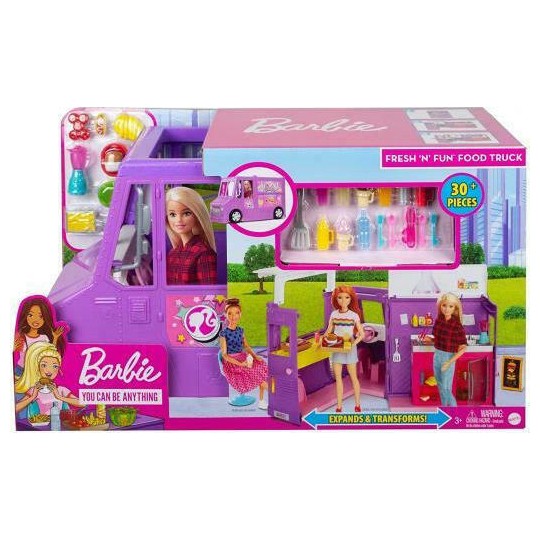 Mattel Barbie You Can Be Anything - Food &#039;N&#039; Fun Food Truck