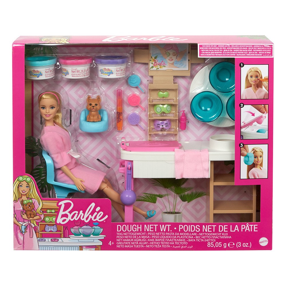 Mattel Barbie - Face Mask Spa Day Playset