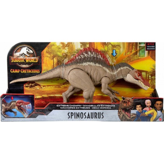 Mattel Jurassic World Camp Cretaceous: Extreme Chompin&#039; Spinosaurus Gigantic