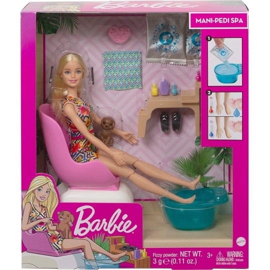 Mattel Barbie You Can Be Anything - Wellness Mani-Pedi Spa