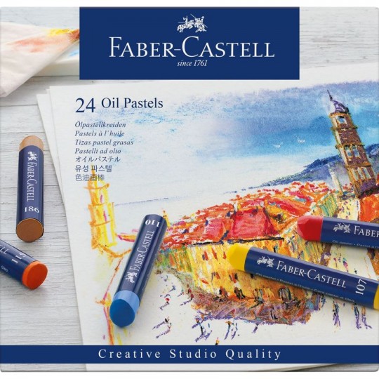 FABER-CASTELL 24 Oil Pastels