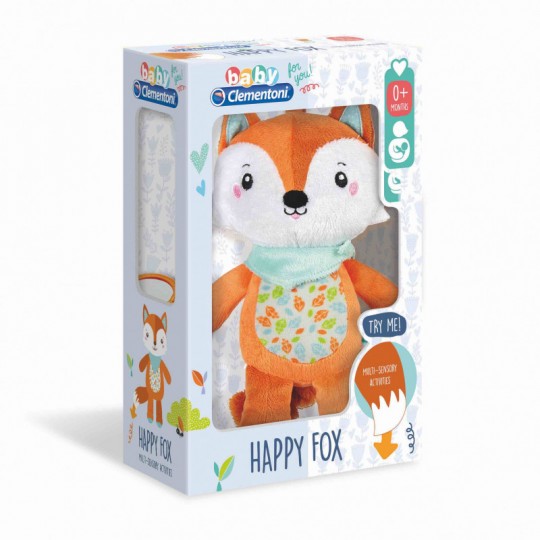 New Born Happy Fox Plush