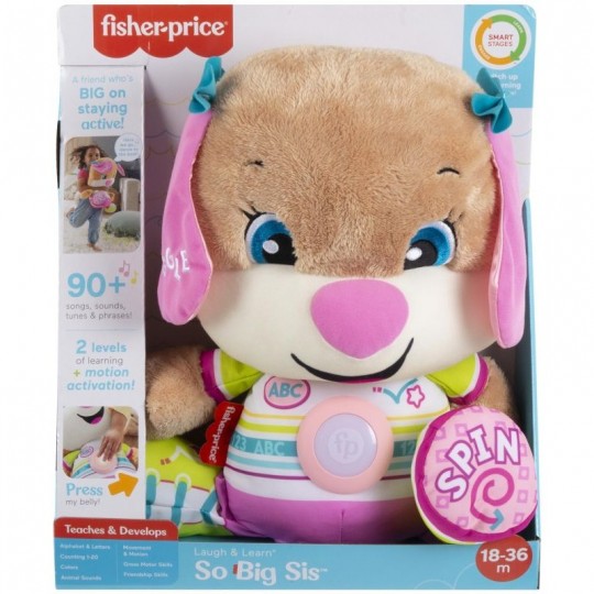 Fisher Price Laugh &amp; Learn: So Big Puppy Smart Stages - Pink