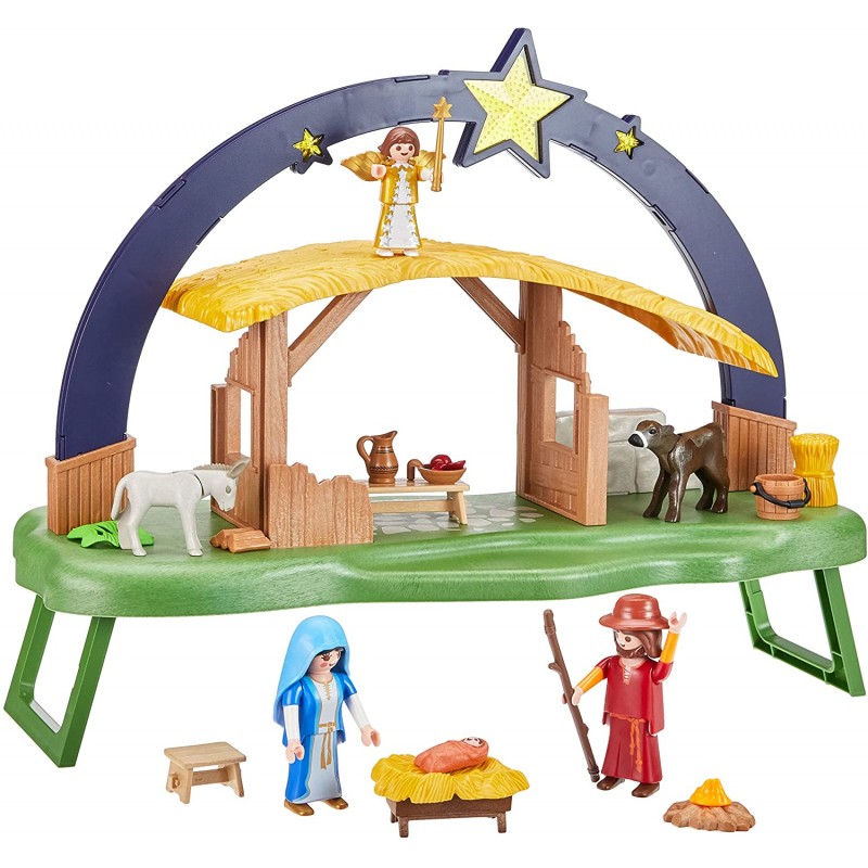 Playmobil Illuminating Nativity Manger with Fold