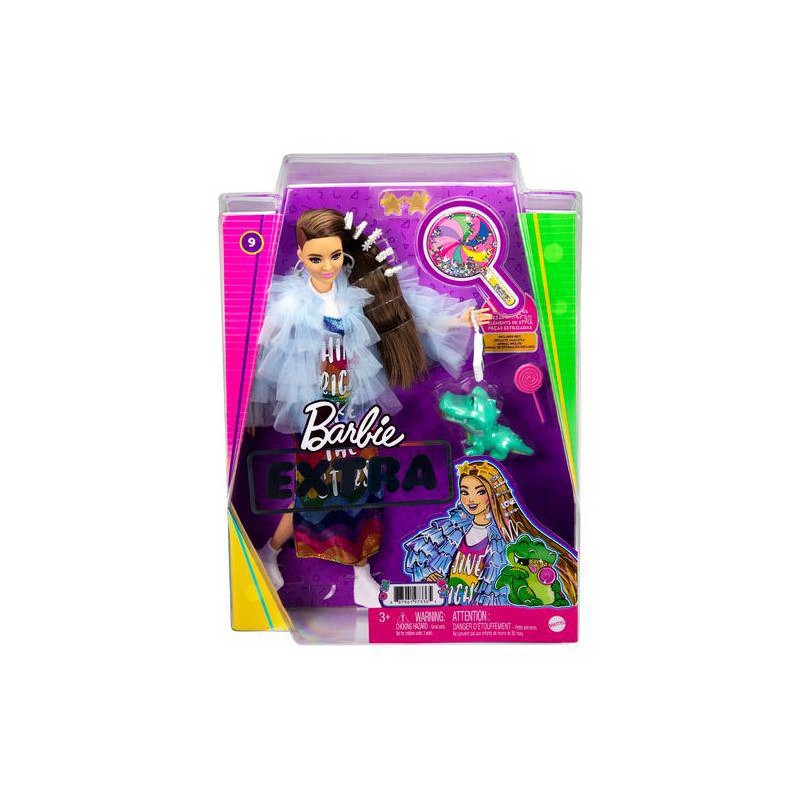 Mattel Barbie Extra: Rainbow Dress Doll