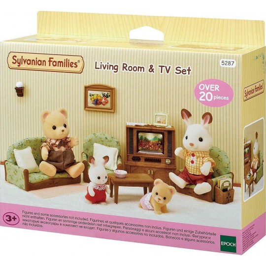 Sylvanian Families: Living Room & TV Set