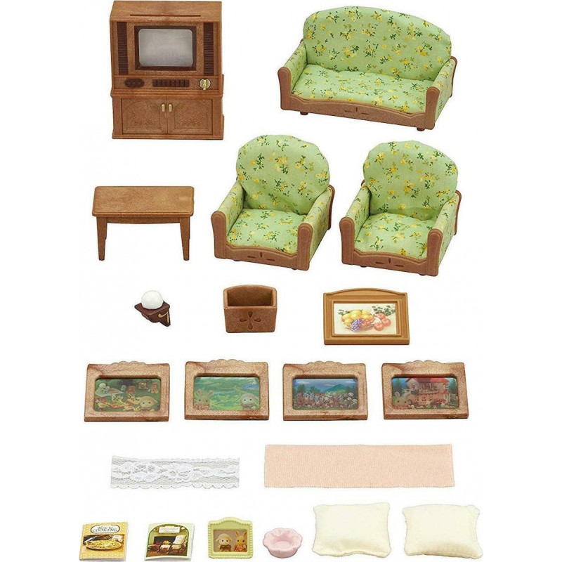 Sylvanian Families: Living Room & TV Set