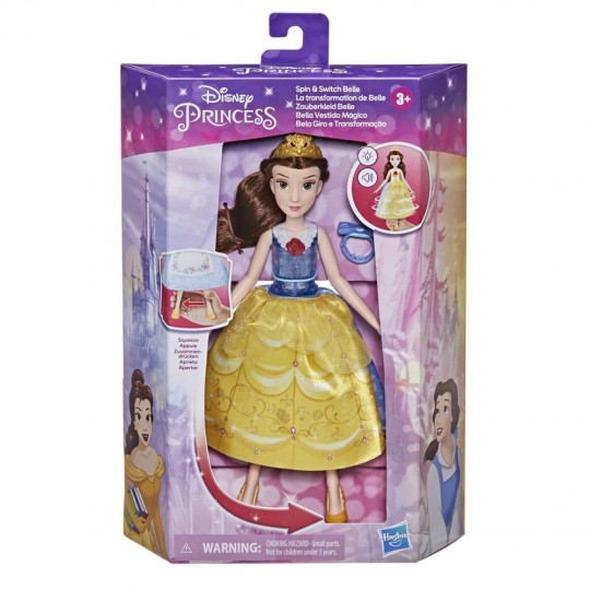 Hasbro Disney Princess Dolls: Spin &amp; Switch Belle