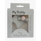 My Baby Rocks Star teether, pink