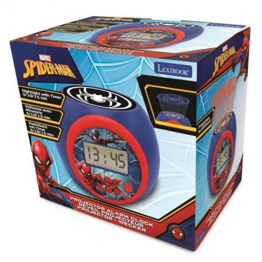 Spiderman Projector Alarm with Timer