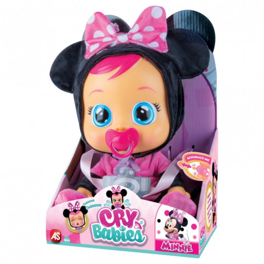 Cry Babies Disney Minnie - Interactive Baby Doll Mouse Cries Real Tears