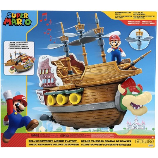 Super Mario Deluxe Bowser&#039;s Airship Playset