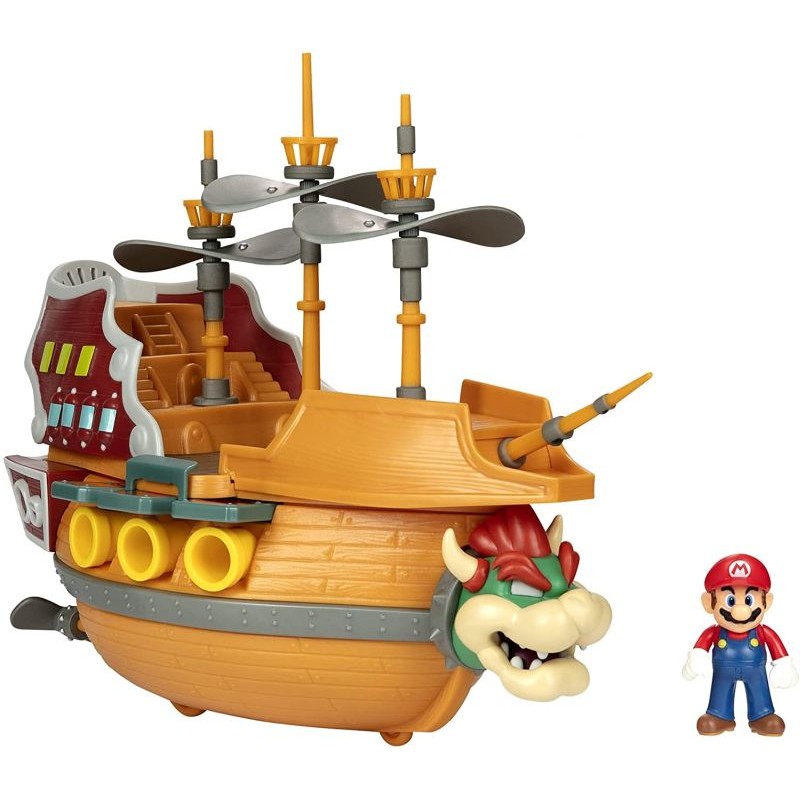 Super Mario Deluxe Bowser's Airship Playset