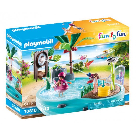 Playmobil Family  Fun - Small Pool with Water Sprayer