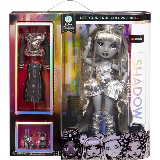 Rainbow High Shadow Fashion Doll - Luna Madison