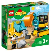 LEGO® DUPLO® Truck & Tracked Excavator