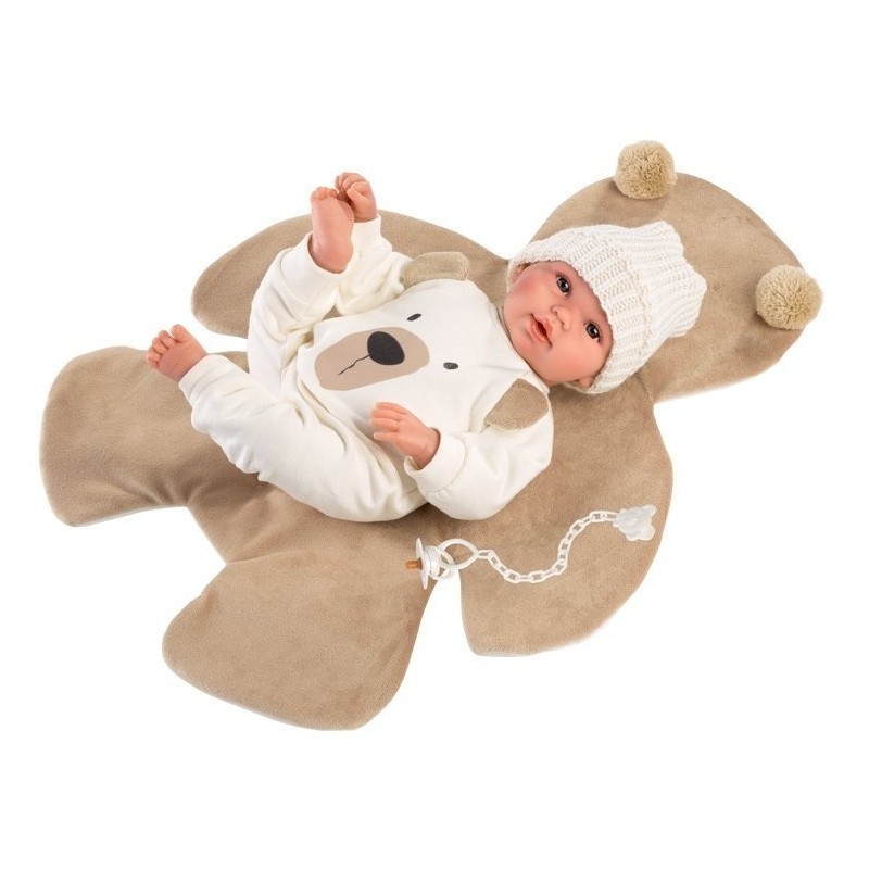 Llorens Doll 36cm - Newborn Crying Brown Bear