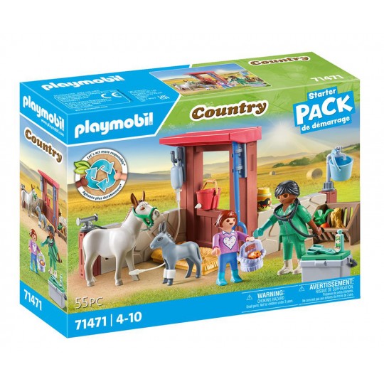 Playmobil Country - Veterinary mission with the donkeys
