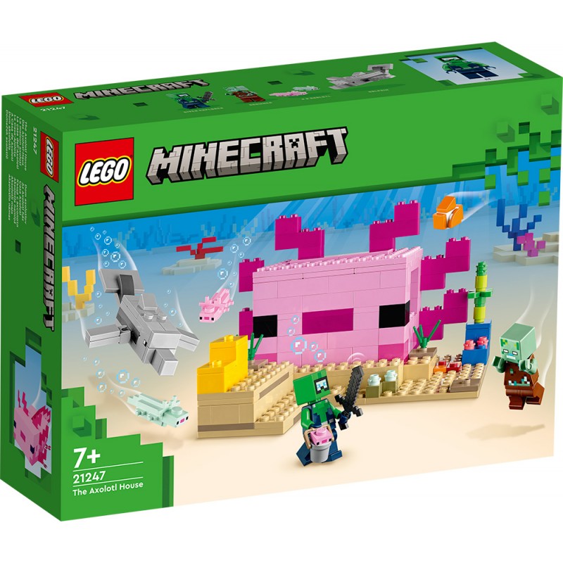 LEGO® Minecraft: The Axolotl House