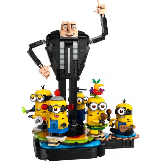 LEGO® Despicable Me 4: Brick-Build Gru and Minions