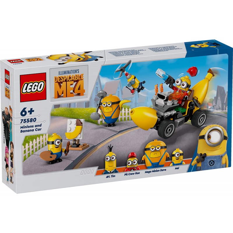 LEGO® Despicable Me 4: Minions and Banana Car