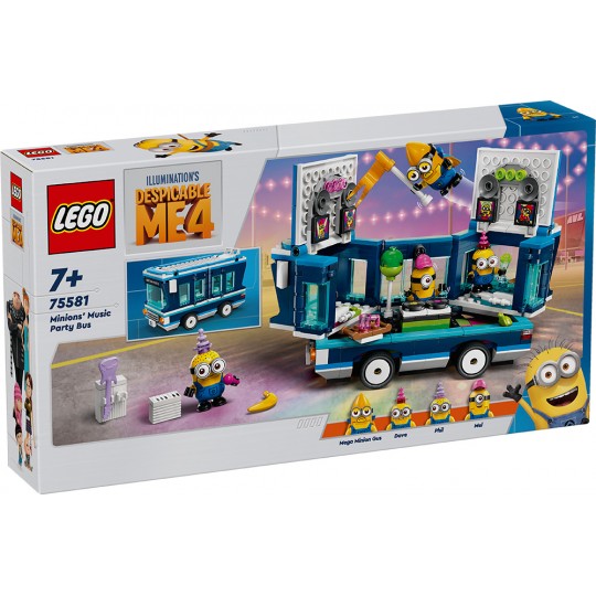 LEGO® Despicable Me 4: Minion&#039;s Music Party Bus