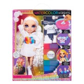 Rainbow High Fashion Doll Watercolor & Create