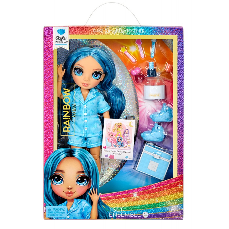 Rainbow High Fashion Doll PJ Party Doll Skyler