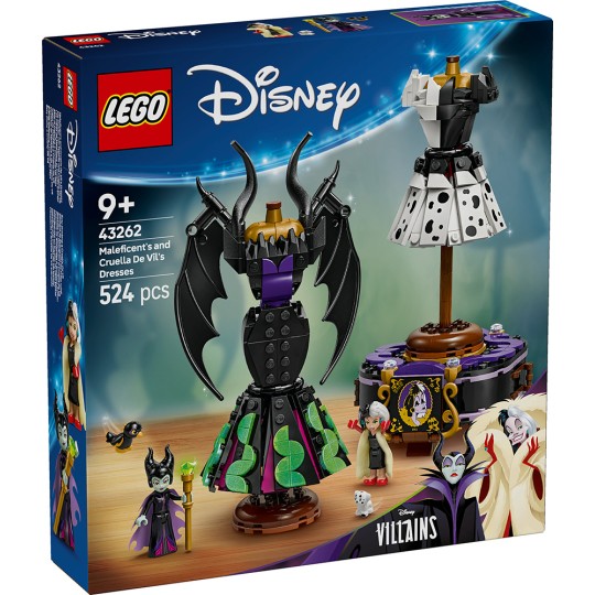 LEGO® DISNEY : Maleficent's and Cruella De Vil's Dresses
