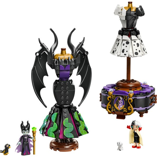 LEGO® DISNEY : Maleficent&#039;s and Cruella De Vil&#039;s Dresses