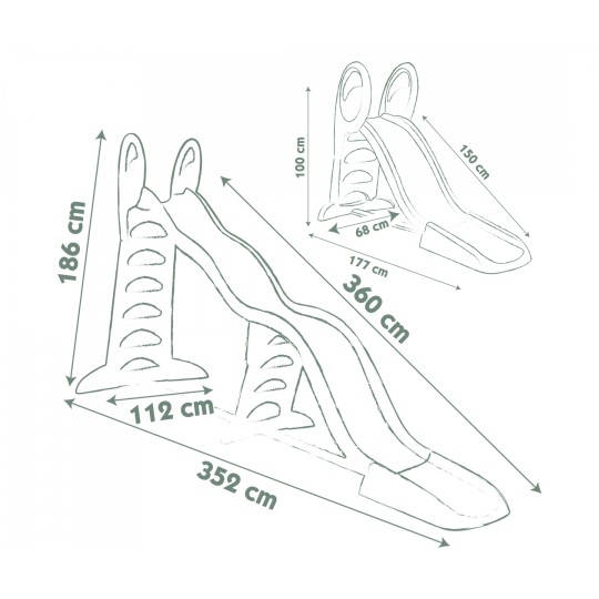 Smoby Life Toboggan Super Megagliss slide