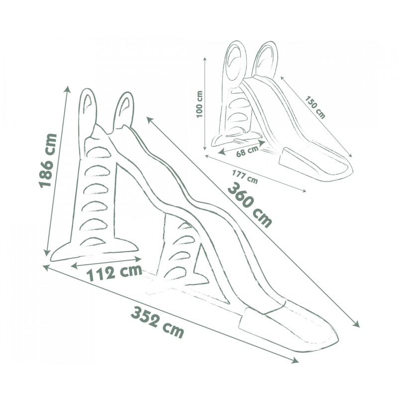 Smoby Life Toboggan Super Megagliss slide