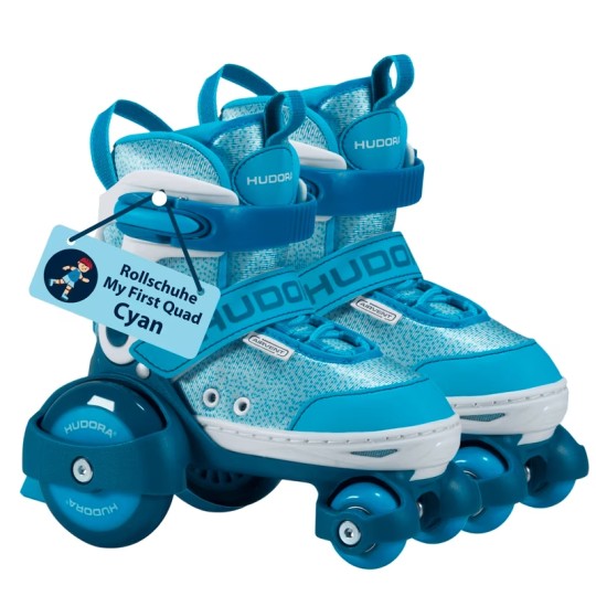 Roller skate My First Quad, cyan, size 30-33