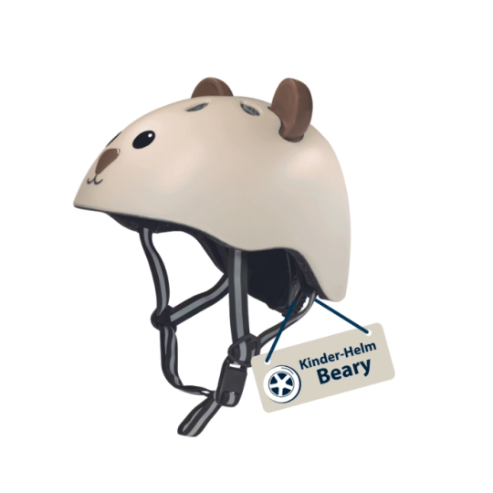 HUDORA children's helmet Beary, mocha, size 44-47