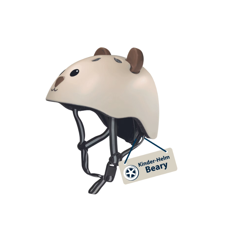 HUDORA children's helmet Beary, mocha, size 44-47