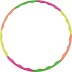 Hudora Hula Hoop, Green, Orange, Yellow, Pink