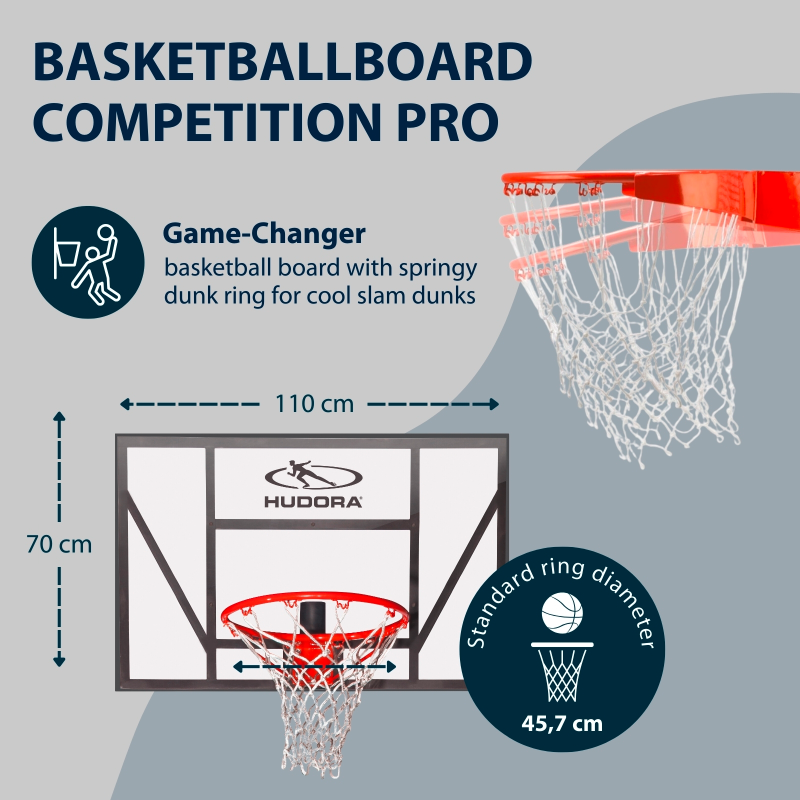 HUDORA Basketball Board Competition Pro